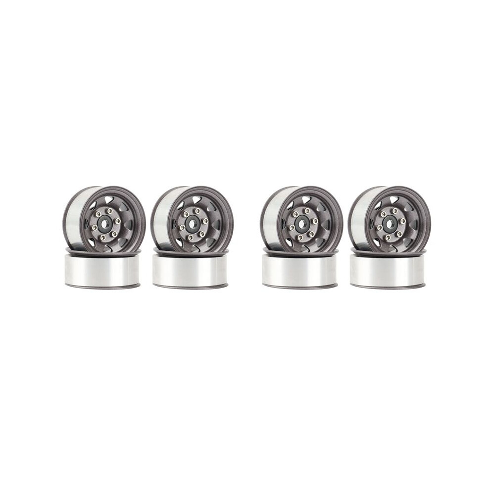 8Pcs 1.55 Metal Beadlock Wheel Rim Hub For 1/10 Rc Crawler Car Axial Jr 90069 Rc4wd D90 Tf2 Cc01 Lc70 Mst,3 4712663362253