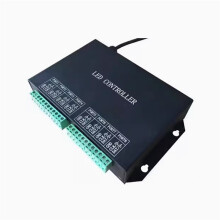 H801RC LED Full-Color Controller Low-Voltage Adapter Landscape Lighting 8-Port Separate Control EU PLUG