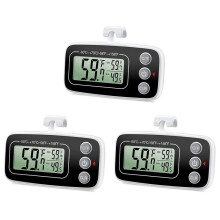 Koelkast Thermometer, Digitale Koelkast Thermometer Waterdichte Koelkast Vriezer Thermometer Monitor voor Thuis 3 Stuks