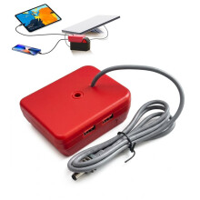 For Starlink Battery Adapter for M18 Battery, Portable Power Converter with with Dual USB-A Port
