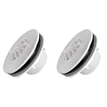 2X Kit de Filtro de Entrada Rosqueado Inclui Arruela de Borracha e Porca de Filtro, Adequado para Bombas de Filtro com Mangueiras de 1-1/2