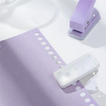 Single Hole Puncher DIY Circular Hole Manual Loose Leaf Paper 6mm Punching Machine Student Office-Stationery Type1