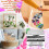 Loom Kits Darning Mushroom Set Knit Patch Loom Kit Speedweave Darning Loom with 100 Colors Thread for Handcraft DIY 2