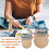 Loom Kits Darning Mushroom Set Knit Patch Loom Kit Speedweave Darning Loom with 100 Colors Thread for Handcraft DIY 7