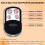 433MHz Universal Garage Door Remote Control Four-Button Code Copying Remote Control for Gate Barrier Roller Door Black 5