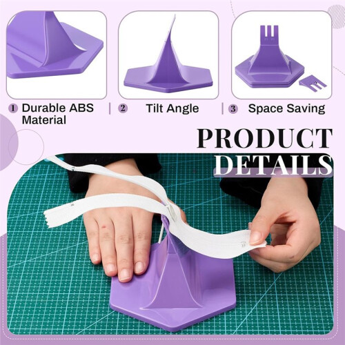2 Pcs Zipper Jig Tool for Zipper Pulls 4 Size 3 5 7 8 Handy Zip Fastener Jig Installing Tool 2