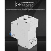 Arc Fault Detection Device Circuit Breaker 2P 63A Residual Current Leakage Protect Short-Circuit Overload Protection