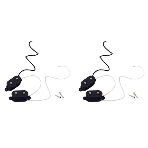 2X Gitarr Pickup Bas 4 Strings Vintage Style Alnico V Pickup Set för Fd Mustang