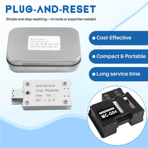 For  MC-G04 Maintenance Box Decoder, Reset Device for Waste Ink Bin Decoder, Printer Maintenance Box Reset Device 2
