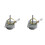 2X Wind Power Hand Cranked Generator Motor Three Phase AC Micro-Brushless 3-24V Micro-Hydraulic 1