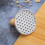 Decorative Cookie Stamp Press with Wooden Handle and Metal Pattern Discs for Baking B 7