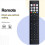 Replace ERF2K38H Remote Control for  TV ERF2K38H Remote Control 2