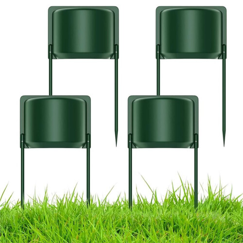 4 Pcs Sprinkler Guards Shield for Overspray Control, Rustproof Sprinkler  Protector for Parks, Gardens 1
