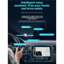 Upgrade 4in1 Carplay Adapter Android Auto/Airplay/Miracast/Mirror Link AI Box USB Plug and Auto Connect C