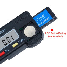 Digitale Profieldieptemeter met LCD-Scherm, Meetinstrument voor Bandenslijtage (0-25 mm) voor Het Controleren Bandenslijtage en Het Testen