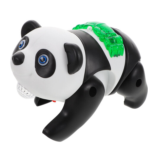 Jouet Panda Noir Interaction Musicale Et LED