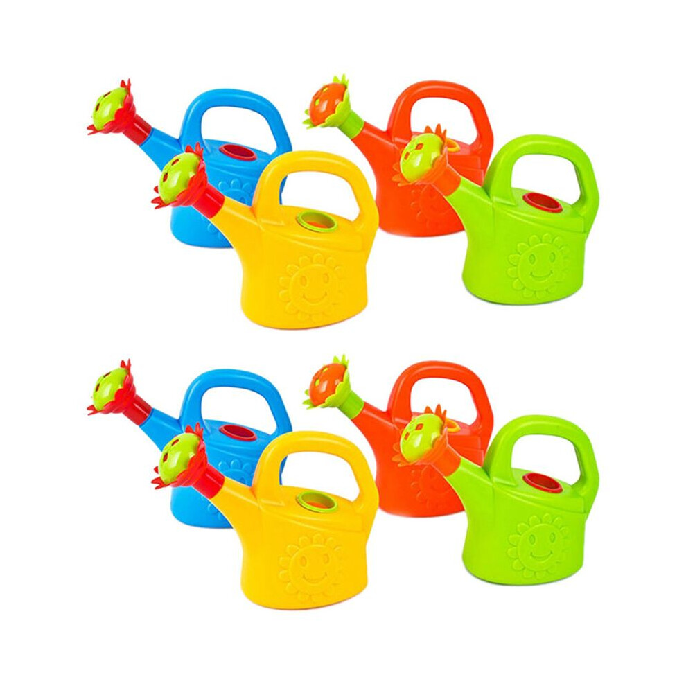 Wella Elements 8Pcs Plastic Watering Cans Chicken Watering Garden Watering Cans Kids Beach Bath Watering Cans Random Color