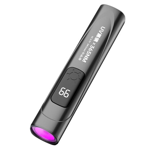USB Rechargeable UV Light Flashlight for Banknote Verification, Anti-Counterfeiting Jade Wood'S Lamp and Cat Ringworm 2