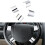 4 Autocollants pour Couvre-Volant pour  Mondeo 2004 2005 2006 - Accessoire de Modification Intérieure 5