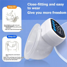 Wearable Intelligent Sucker Silent High Suction Electric Breast Sucker USB Charging for Traveling Accessories