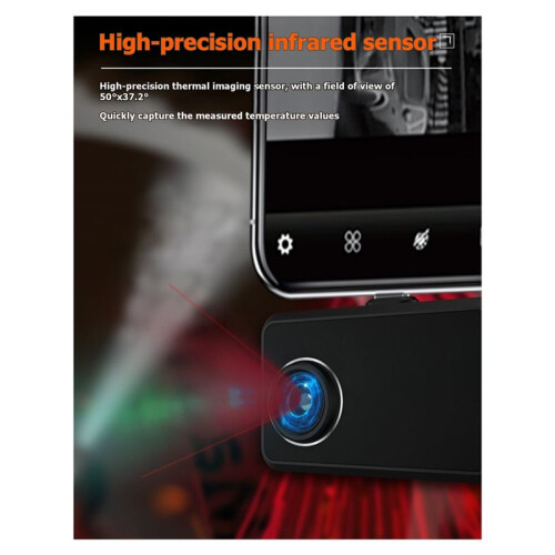 Câmera Termográfica ST160 Type-C de Super Resolução 256x192 para IOS e para Android 1