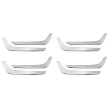 8x Mistlamp Onderste Deksel Ooglidbekleding Chroom voor  CR-V CRV 2017 2018 2019