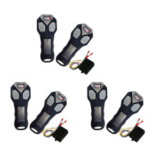 3X Telecomando Elettrico per Verricello Senza Fili per Auto con Trasmettitore Manuale Set 12V 24V Kit per Camion ATV per Camion per Rimorchio