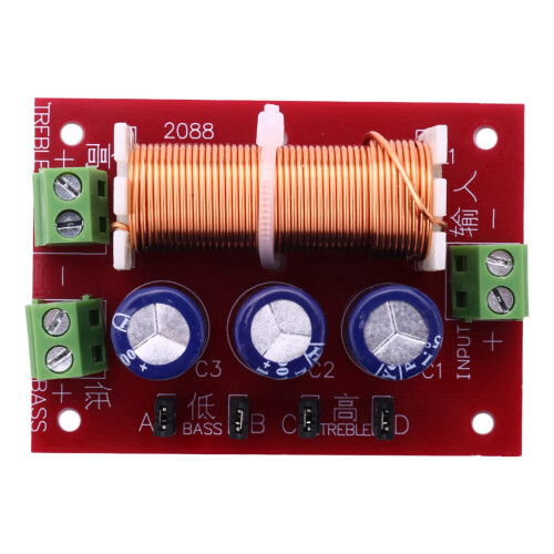 4X YLY-2088 Audio Frequenz Teiler 400W Einstellbare 2 Wege Frequenzweiche 2