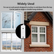 8 Set Window Locks Window Parts and Hardware Tilt Latchs Plastic Construction, Spring Loaded, 2 Inch Hole Center