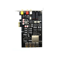 PCIe X1 C-Media CM6635 Fiber Coax HiFi Sound Card HIFI PRO Sound Card ESS9038Q2M Support 44.1khz/48khz 16bit/24bit