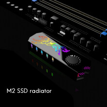 2X M2 SSD Radiator Kamizelka ChłOdząCa 5V ARGB M.2 2280 Dysk PółPrzewodnikowy Dysk Twardy ChłOdnica Wentylator ChłOdząCy