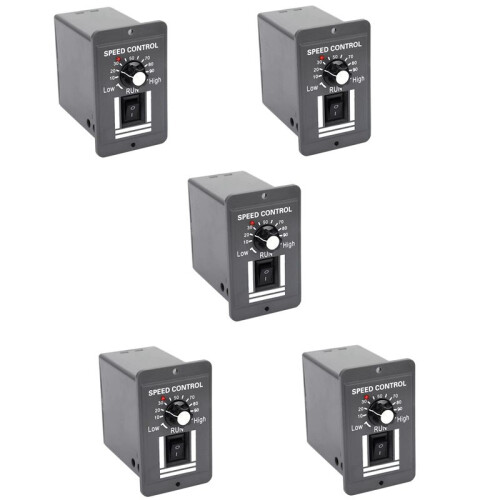 5X  12V 24V 36V 48V 10A PWM Motor Speed Controller Reversible  Regulator Control Forward Rotation Stop