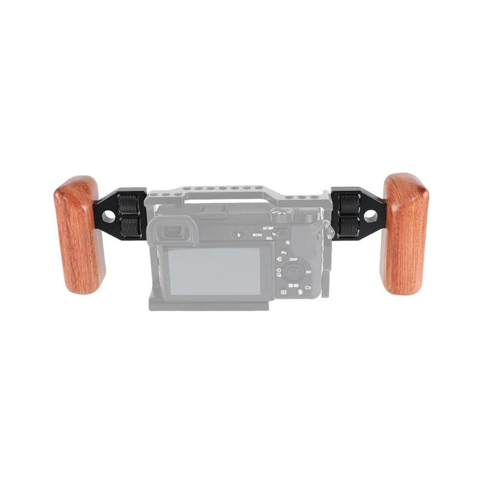 Universal Dslr Camera Cage Side Handle Wooden Grip Ergonomic Camera Rabbit Cage Side Grip For Slr Photography Right 6032592001084