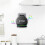 Support Mural pour Enceinte pour Alexa pour ECHO Dot 4e Génération avec Système de Gestion des Câbles, Noir 3
