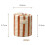 2pcs Ceramic Coffee Mug with Sip Hole, 10oz Retro Hand Painted Striped Espresso Cup 4