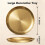 Decorative Gold Round Tray for Coffee Table, Vanity, and Home Décor Organization 8