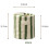 2pcs Ceramic Coffee Mug with Sip Hole, 10oz Retro Hand Painted Striped Espresso Cup 6