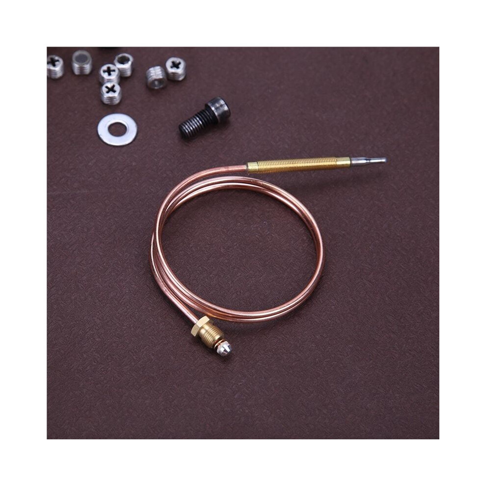 150Cm Gas Thermocouple Universal Fireplace Parts With 5 Fixed Parts For Fireplace Gas Stove Heating Burner 4712194743774