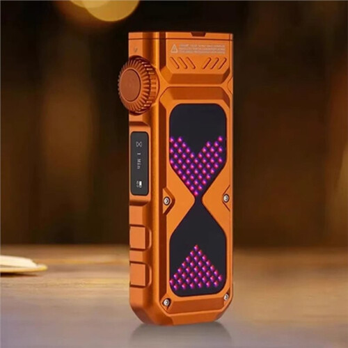 Multi Multifunctional Flat Flashlight 1300LM Flashlight -UV LEP RGB  USB-C 265M Long Range Grey 1
