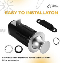 Marine Boat MP Point Push-Type Door Lock Rust Proof Cabinet Door Lock Hardware Handle MP-05-312-22