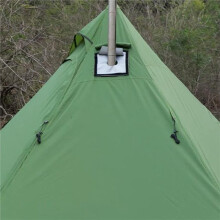 Tent Stove Jack with Rain Flap Fire-Resistant Pipe Vent Accessory for Camping Bell Tent