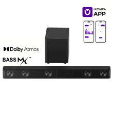 ULTIMEA 5.1 Soundbar for TV, VoiceMX, BassMX, APP, Home Theater Surround Sound System for TV, Bluetooth@ 5.4, Poseidon M60 BOOM