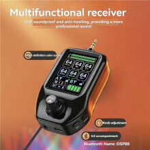 Wireless Microphone Fixed Frequency 2 Channel Handheld Mic for Party Karaoke Professional Church Show Meeting