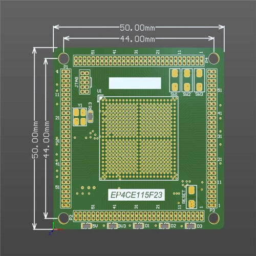 Für Cyclone IV EP4CE115F23I7N EP4CE115 EP4CE115F23 FPGA Minimum System Board Core Board