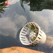 1pc 55mm Drainage Outlet Fish Pond Filter Skimmer, Pond Filtration Equipment, Leaf Collector, Mountain Tree Filter Inlet