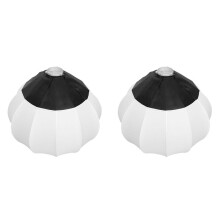 2pcs 65cm Lantern Softbox Light Modulator for Bowens Interface Ideal for Live Broadcasting & Video Recording