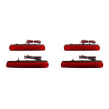 4X Car LED Rear Bumper Reflector Brake Light Tail Lamp for  NOAH VOXY 80 Pruis 40