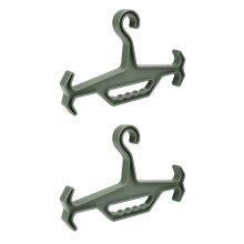 Heavy Duty Hanger for Vest Wetsuit Hanger,Survival Equipment Storage Organizer ArmyGreen 2PCS