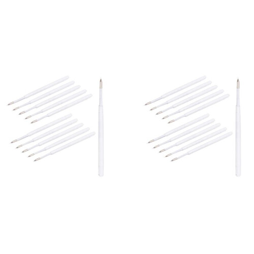 20 Pcs Fine Point Pin Pen Refills Spare Refill for Weeding Pens, Replace Refill Needle Pin  Vinyl Tools