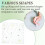 5 Pezzi Quilting Template Set Macchina da Cucire Righello DIY Mano Patchwork Quilting Righello Trapunta Modelli Modelli Quadrati 3